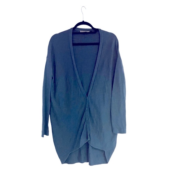 Elk the label teal high low cardigan - Picture 2 of 8